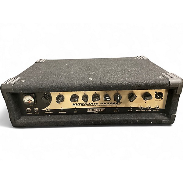 Used Behringer BX3000T Ultrabass 300W Bass Amp Head