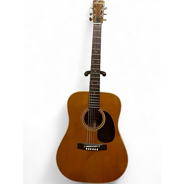 Used Fender f-65 Natural Acoustic Guitar