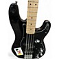Used Squier Precision Bass Black Electric Bass Guitar