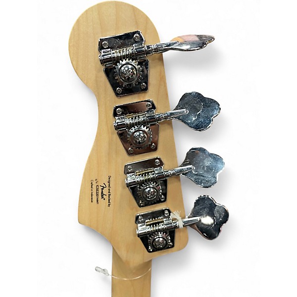 Used Squier Precision Bass Black Electric Bass Guitar