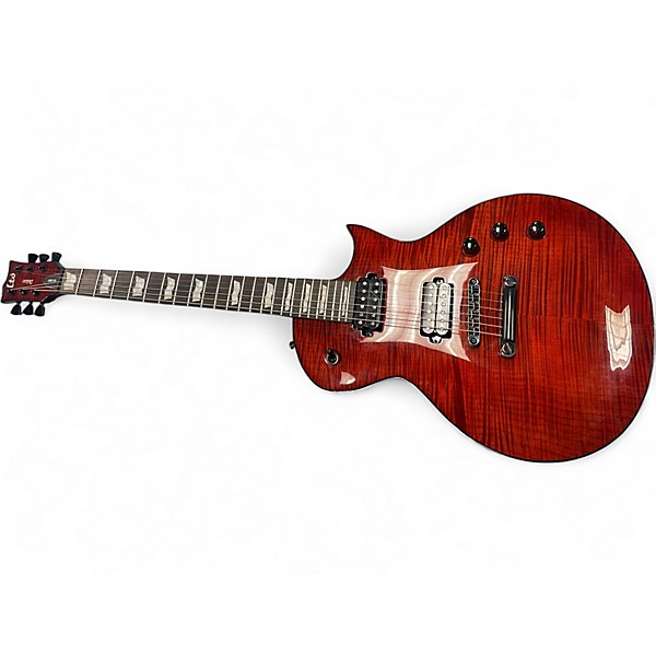Used ESP LTD EC-1001 Amber Solid Body Electric Guitar
