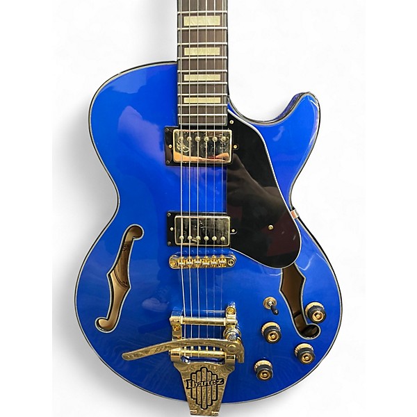 Used Ibanez AGS73 ARTCORE Blue Hollow Body Electric Guitar