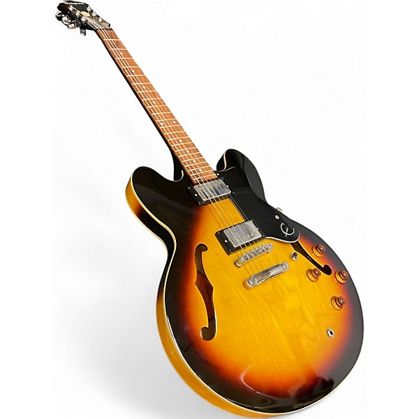 Used Epiphone Dot Tobacco Burst Hollow Body Electric Guitar