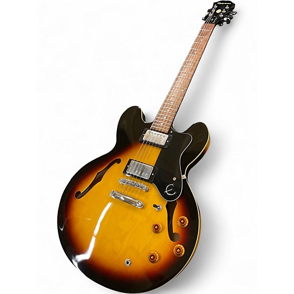 Used Epiphone Dot Tobacco Burst Hollow Body Electric Guitar