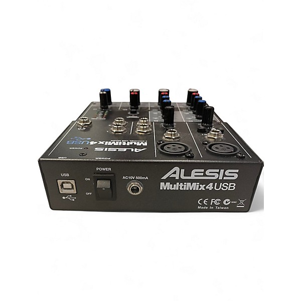 Used Alesis MultiMix 4 USB Compact Unpowered Mixer