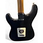 Used 2009 Fender Standard Stratocaster HSS Black and White Solid Body Electric Guitar