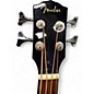 Used Fender CB-60SCE Black Acoustic Bass Guitar