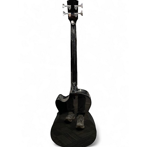 Used Fender CB-60SCE Black Acoustic Bass Guitar
