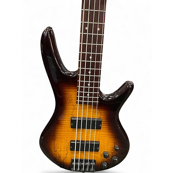 Used Ibanez GSR205 5 String 2 Color Sunburst Electric Bass Guitar