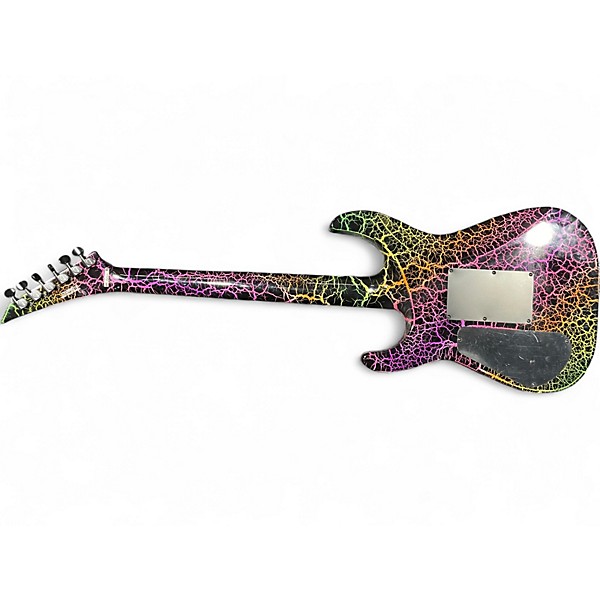 Used Jackson Pro Series SLM3M Rainbow Crackle Solid Body Electric Guitar