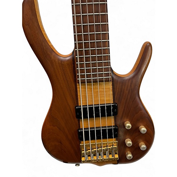 Used Ken Smith BSR6 6 STRING SATIN WOOD Electric Bass Guitar