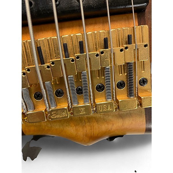 Used Ken Smith BSR6 6 STRING SATIN WOOD Electric Bass Guitar