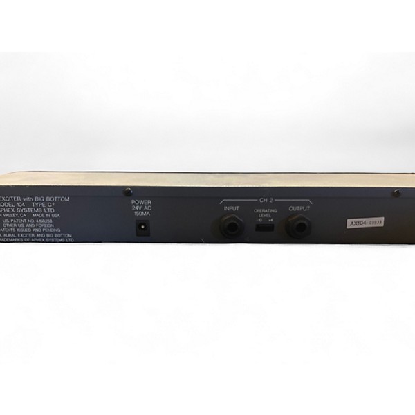 Used Aphex Aural Exciter & Big Bottom Effect Processor