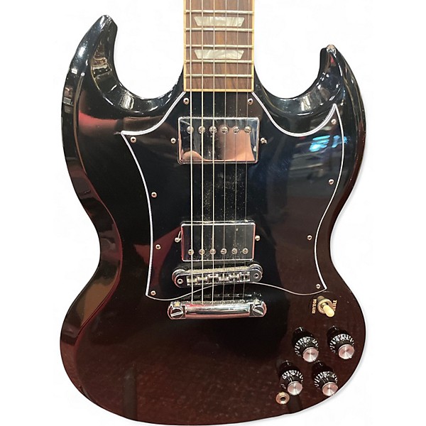 Used Gibson SG Standard Ebony Solid Body Electric Guitar