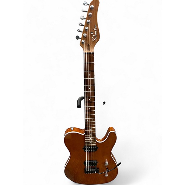 Used Schecter Guitar Research Diamond Series PT Natural Solid Body Electric Guitar