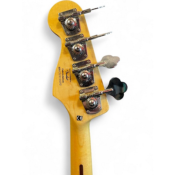 Used Squier Vintage Modified Jazz Bass Natural Electric Bass Guitar