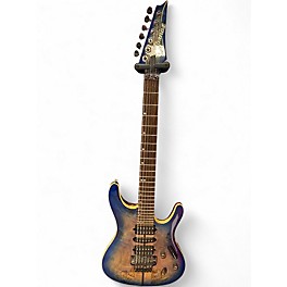 Used Ibanez s1070pbz Blue Solid Body Electric Guitar