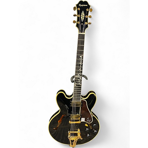 Used Epiphone Bonamassa ES-355S Black Hollow Body Electric Guitar