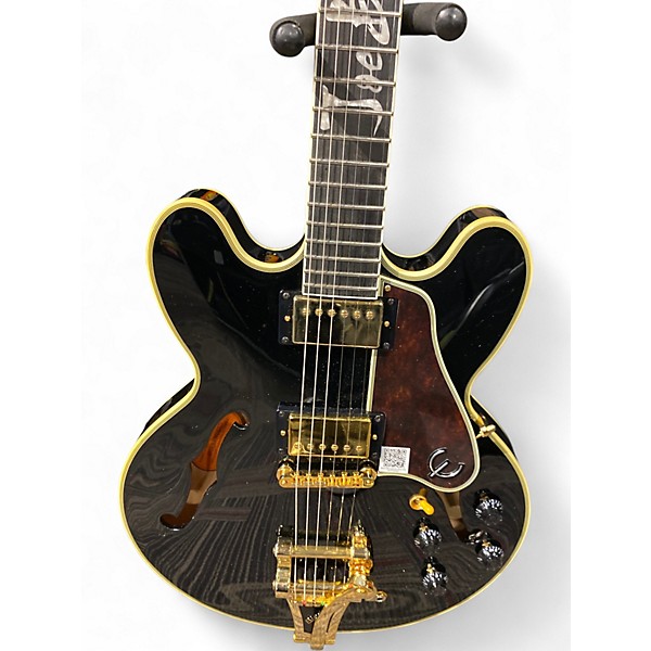 Used Epiphone Bonamassa ES-355S Black Hollow Body Electric Guitar