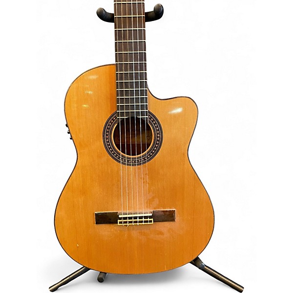 Used Alvarez AC615CE Natural Classical Acoustic Electric Guitar