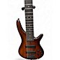 Used Ibanez SR506 6 String 2 Color Sunburst Electric Bass Guitar