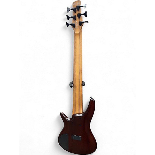 Used Ibanez SR506 6 String 2 Color Sunburst Electric Bass Guitar