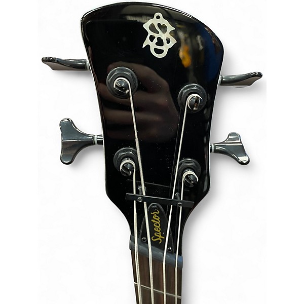 Used Spector NS Dimension HP 4 White Electric Bass Guitar