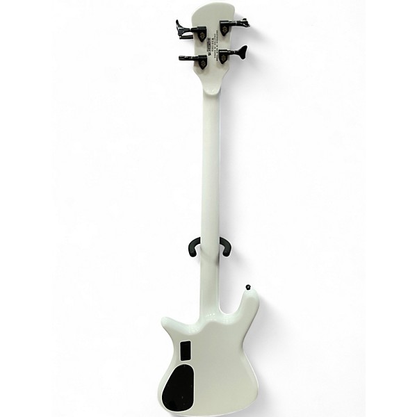 Used Spector NS Dimension HP 4 White Electric Bass Guitar