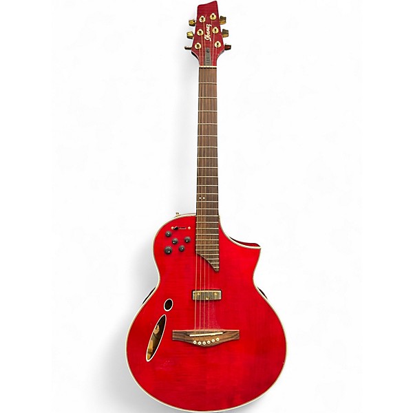 Used Ibanez MSC550 Montage Red Acoustic Electric Guitar