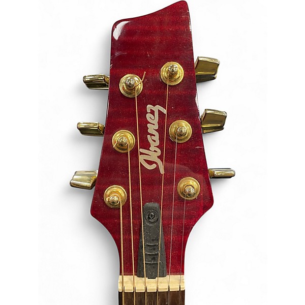 Used Ibanez MSC550 Montage Red Acoustic Electric Guitar