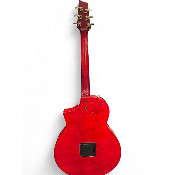 Used Ibanez MSC550 Montage Red Acoustic Electric Guitar