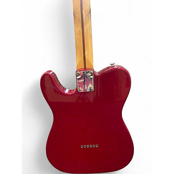 Used Fender Deluxe Nashville Telecaster Candy Apple Red Solid Body Electric Guitar