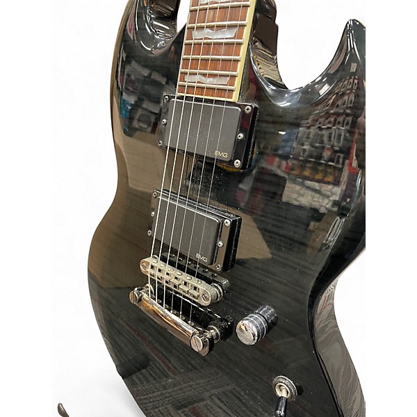 Used ESP LTD Viper 401 Trans Black Solid Body Electric Guitar