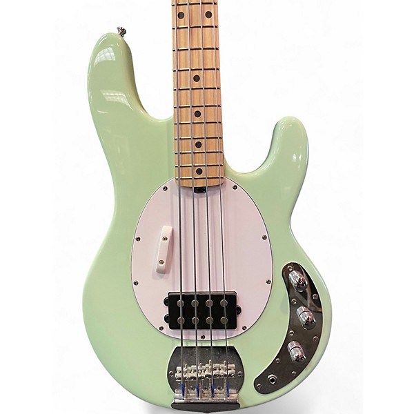 Used Sterling by Music Man Ray4 Mint Green Electric Bass Guitar