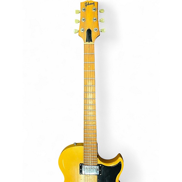 Vintage 1974 Gibson l6s refinished Yellow Solid Body Electric Guitar