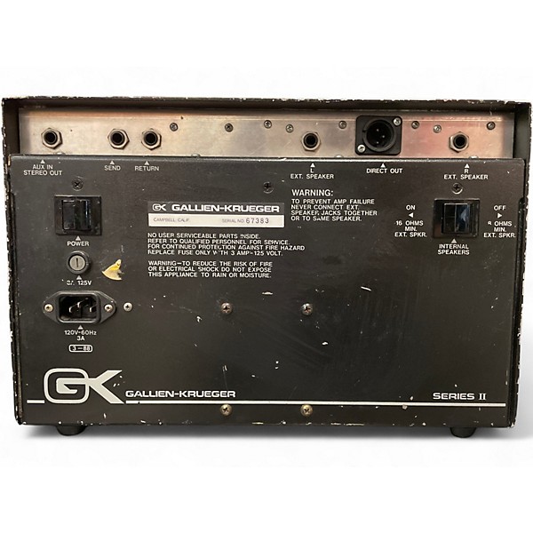 Vintage 1980s Gallien-Krueger 250 ML Solid State Guitar Amp Head