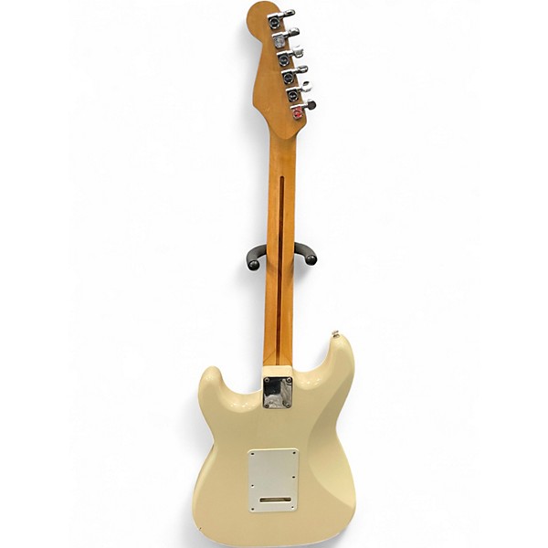 Used Fender Standard Stratocaster Olympic White Solid Body Electric Guitar