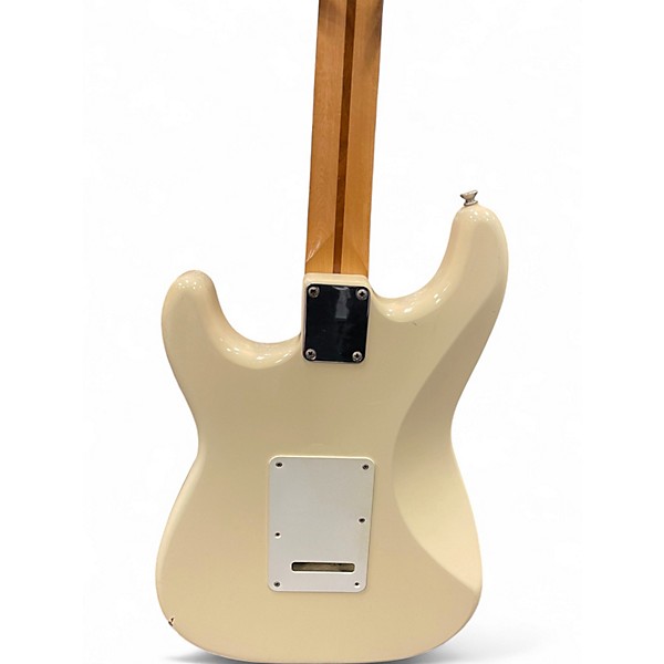 Used Fender Standard Stratocaster Olympic White Solid Body Electric Guitar