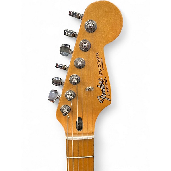 Used Fender Standard Stratocaster Olympic White Solid Body Electric Guitar