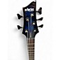 Used Schecter Guitar Research Omen Elite 5  See Thru Blue Electric Bass Guitar