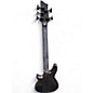 Used Schecter Guitar Research Omen Elite 5  See Thru Blue Electric Bass Guitar