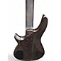 Used Schecter Guitar Research Omen Elite 5  See Thru Blue Electric Bass Guitar