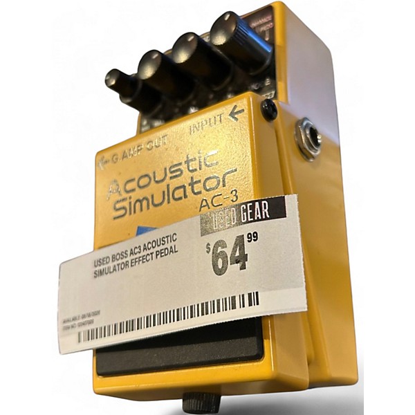 Used BOSS AC3 Acoustic Simulator Effect Pedal