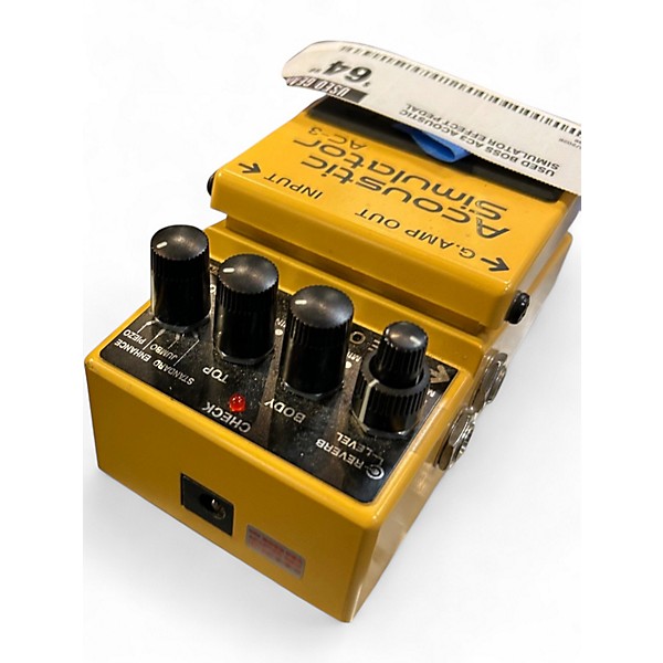 Used BOSS AC3 Acoustic Simulator Effect Pedal