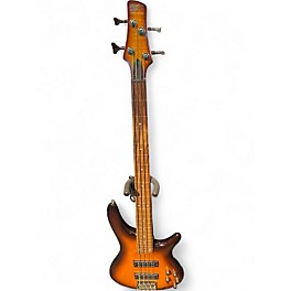 Used Ibanez SR370EF Brown Burst Electric Bass Guitar