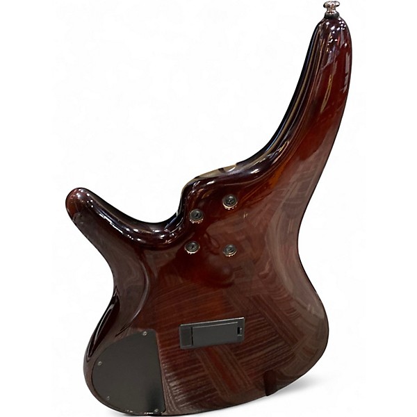 Used Ibanez SR370EF Brown Burst Electric Bass Guitar