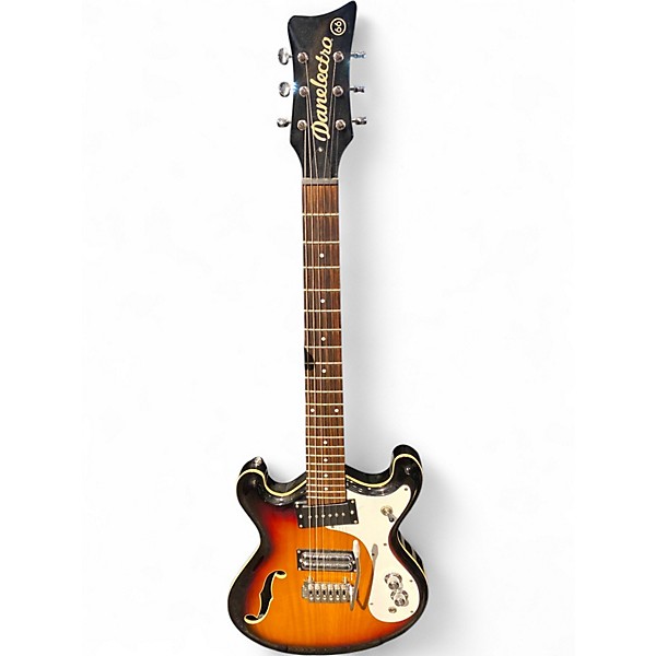 Used Danelectro The '66 3 Tone Sunburst Hollow Body Electric Guitar