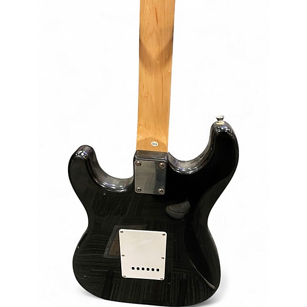 Used Kona STRAT STYLE Black Solid Body Electric Guitar