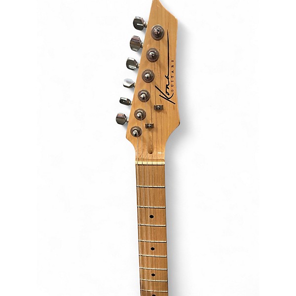Used Kona STRAT STYLE Black Solid Body Electric Guitar