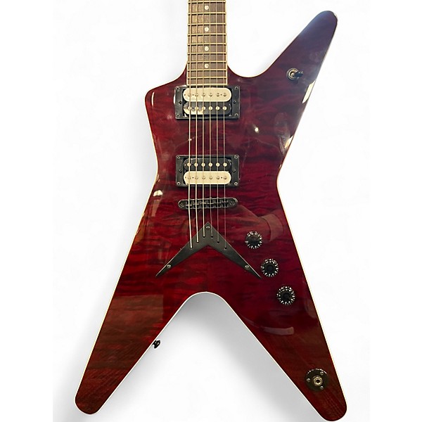 Used Dean MLX Scary Cherry Solid Body Electric Guitar